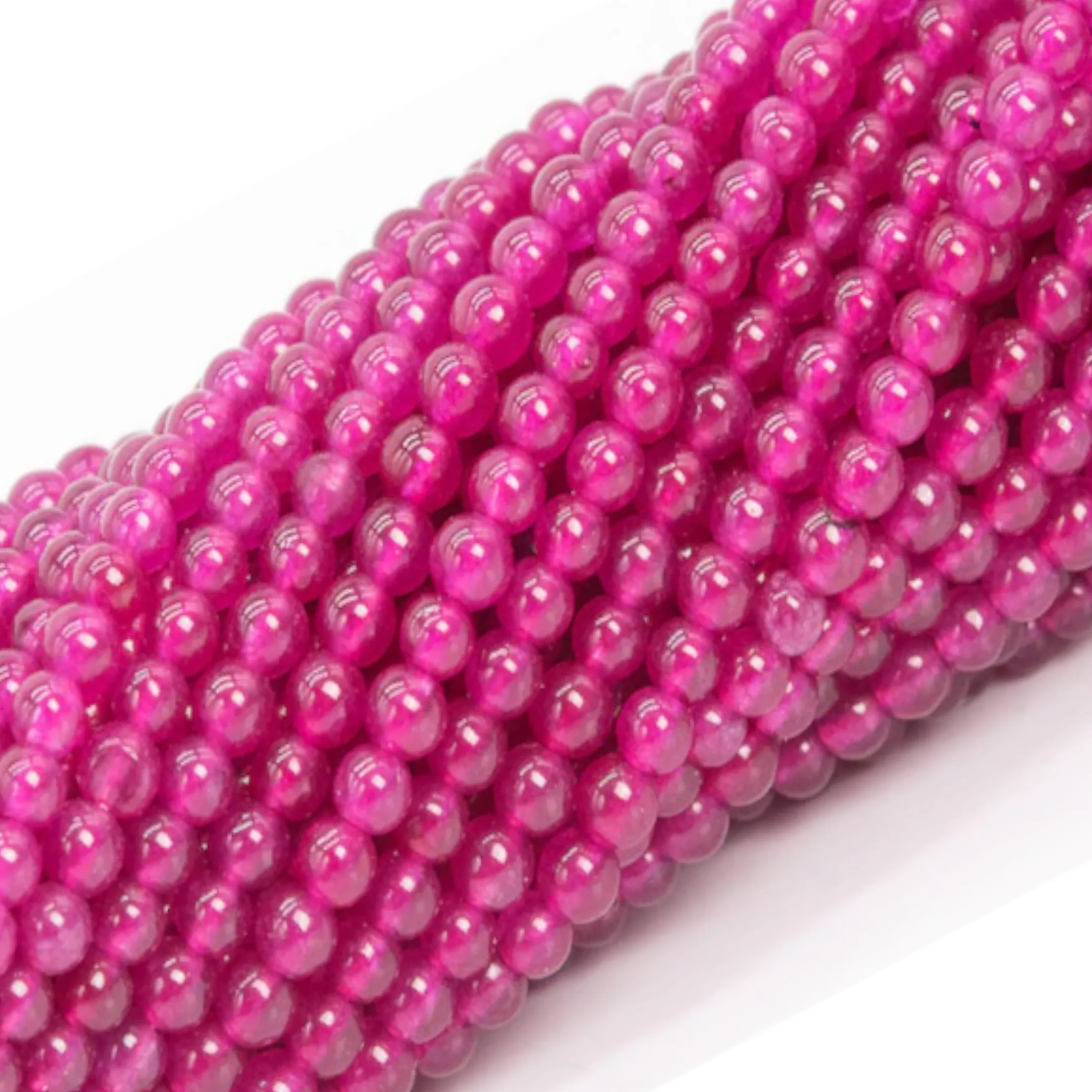 2mm Jade Beads | Tiny Beads | Loose Beads | Beads By The Strand | Gemstone Beads | Colorful Beads | Smooth Beads
