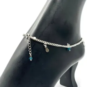 925 Sterling Silver Anklet - #97