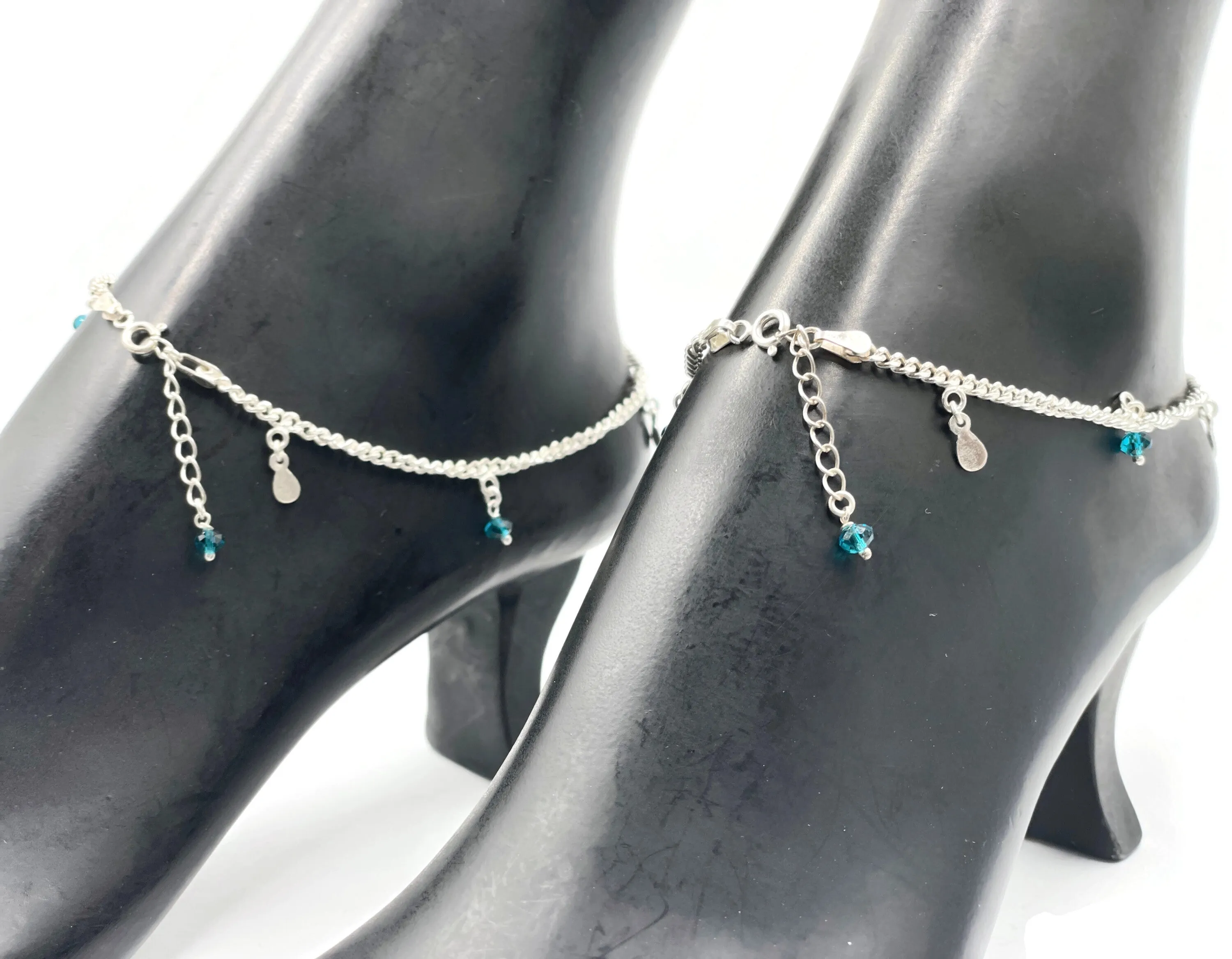925 Sterling Silver Anklet - #97