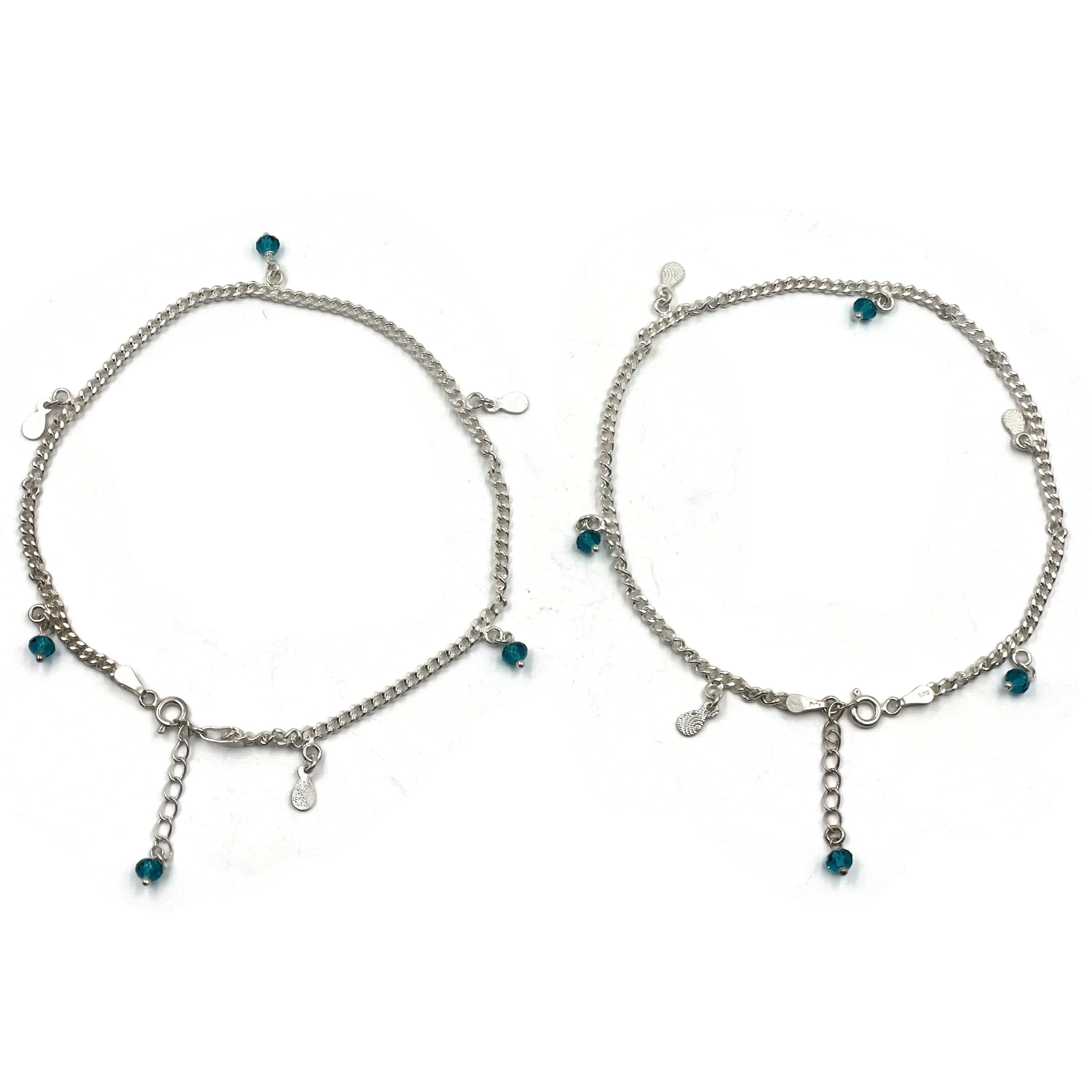 925 Sterling Silver Anklet - #97