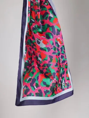Animal Print Scarf - Pink