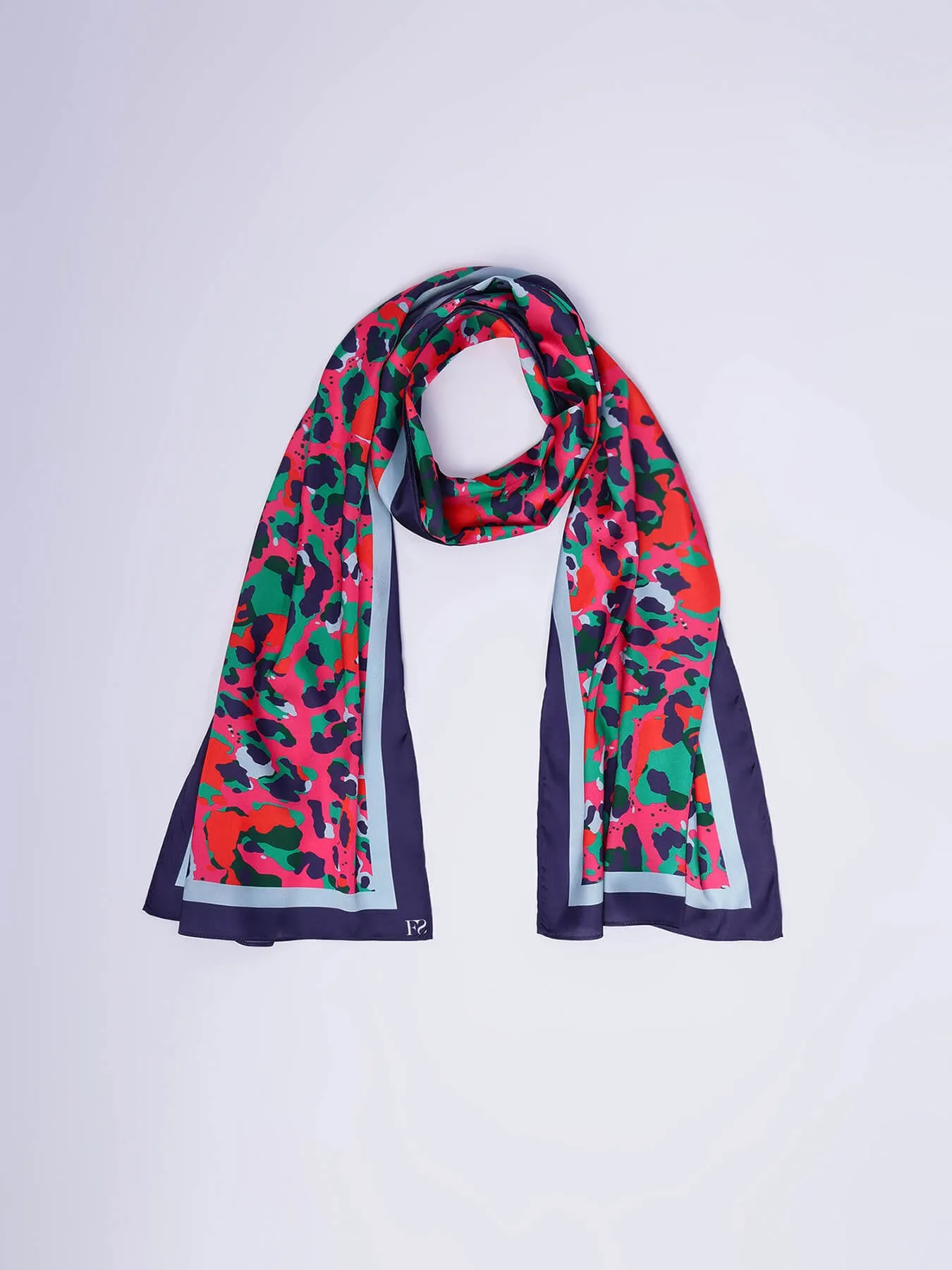 Animal Print Scarf - Pink