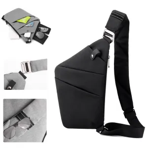 Anti Theft Travel Bag for Women Crossbody, New Anti-Theft Safe Slim Sling Cross Body Bag, Personal Flex Bag for Men Women