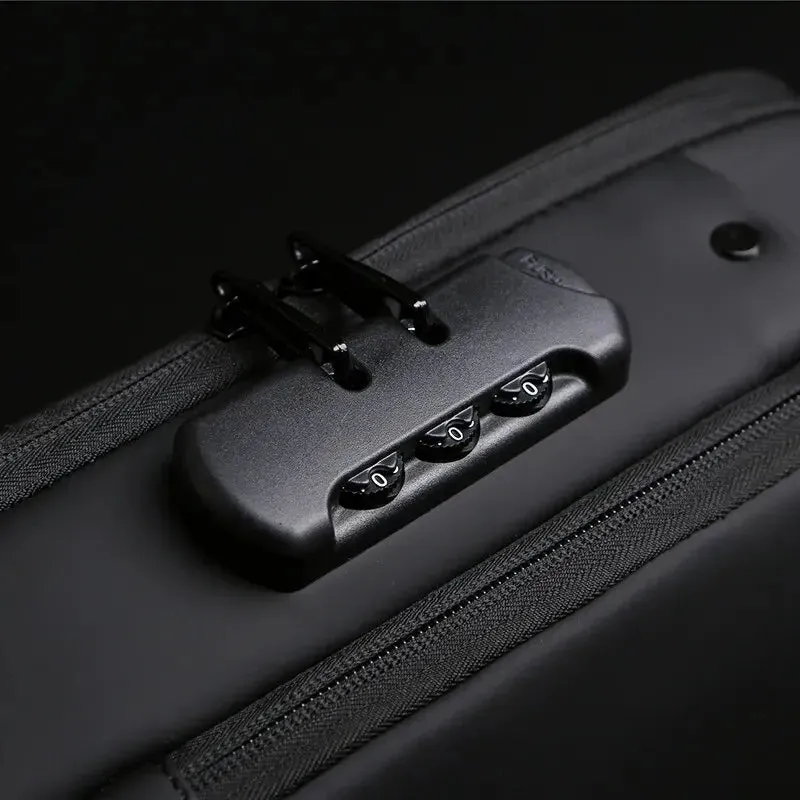 Anti Theft Usb Shoulder Bag for Men