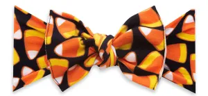 Baby Bling Candy Corn Printed Knot Headband