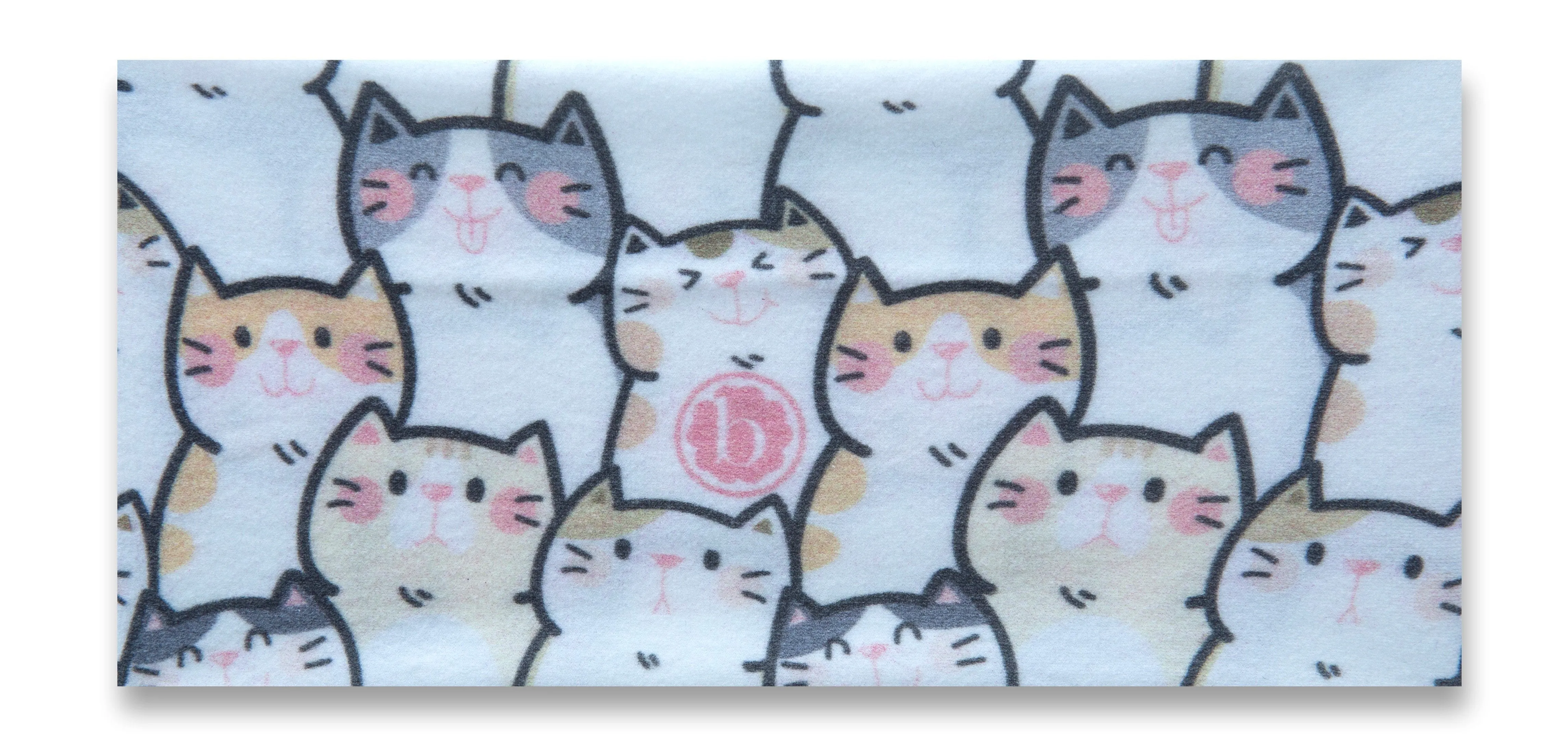 Baby Bling Kitty Club Printed Knot Headband