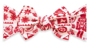 Baby Bling Nutcracker Printed Knot Headband