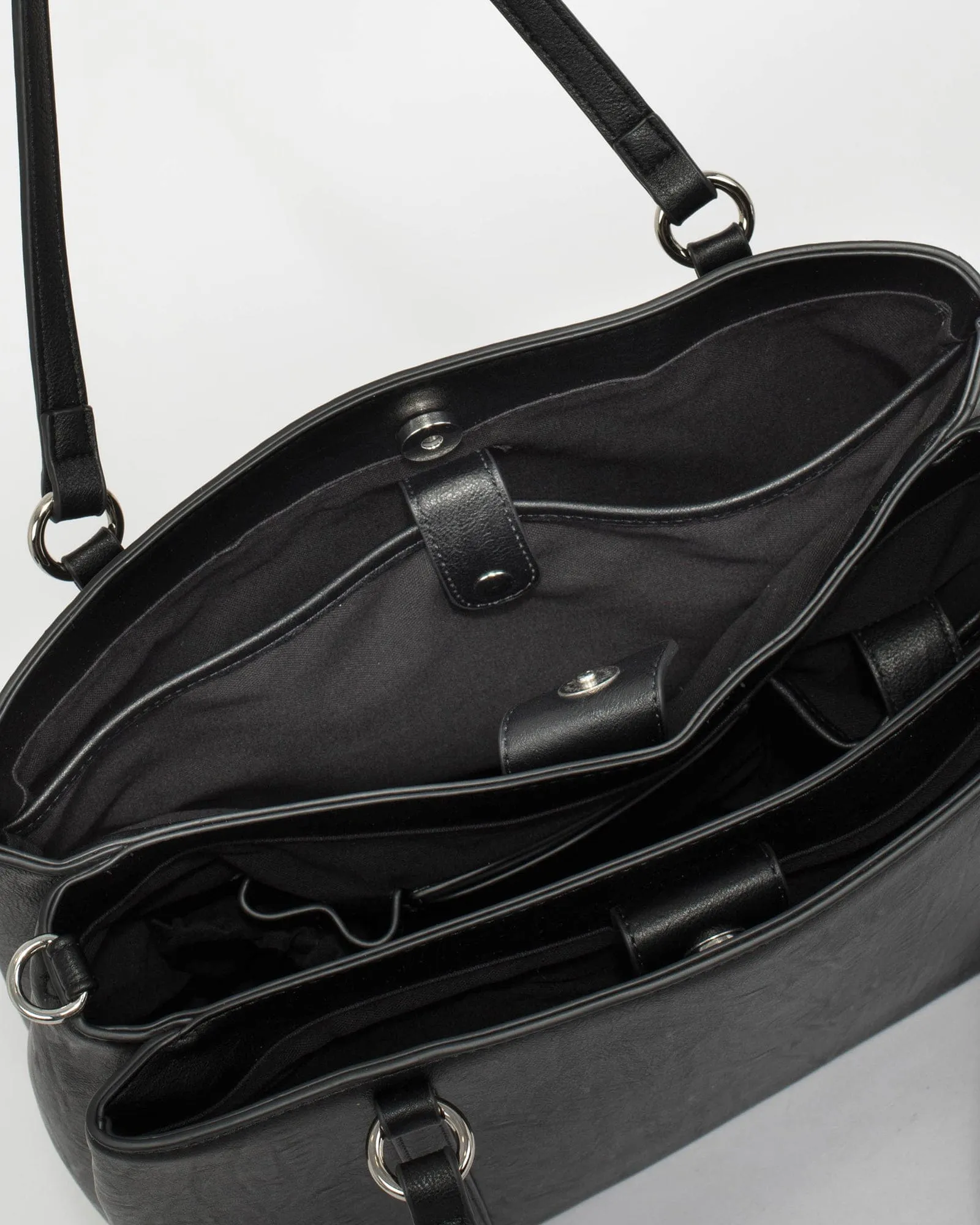 Black Lucy Tech Tote Bag
