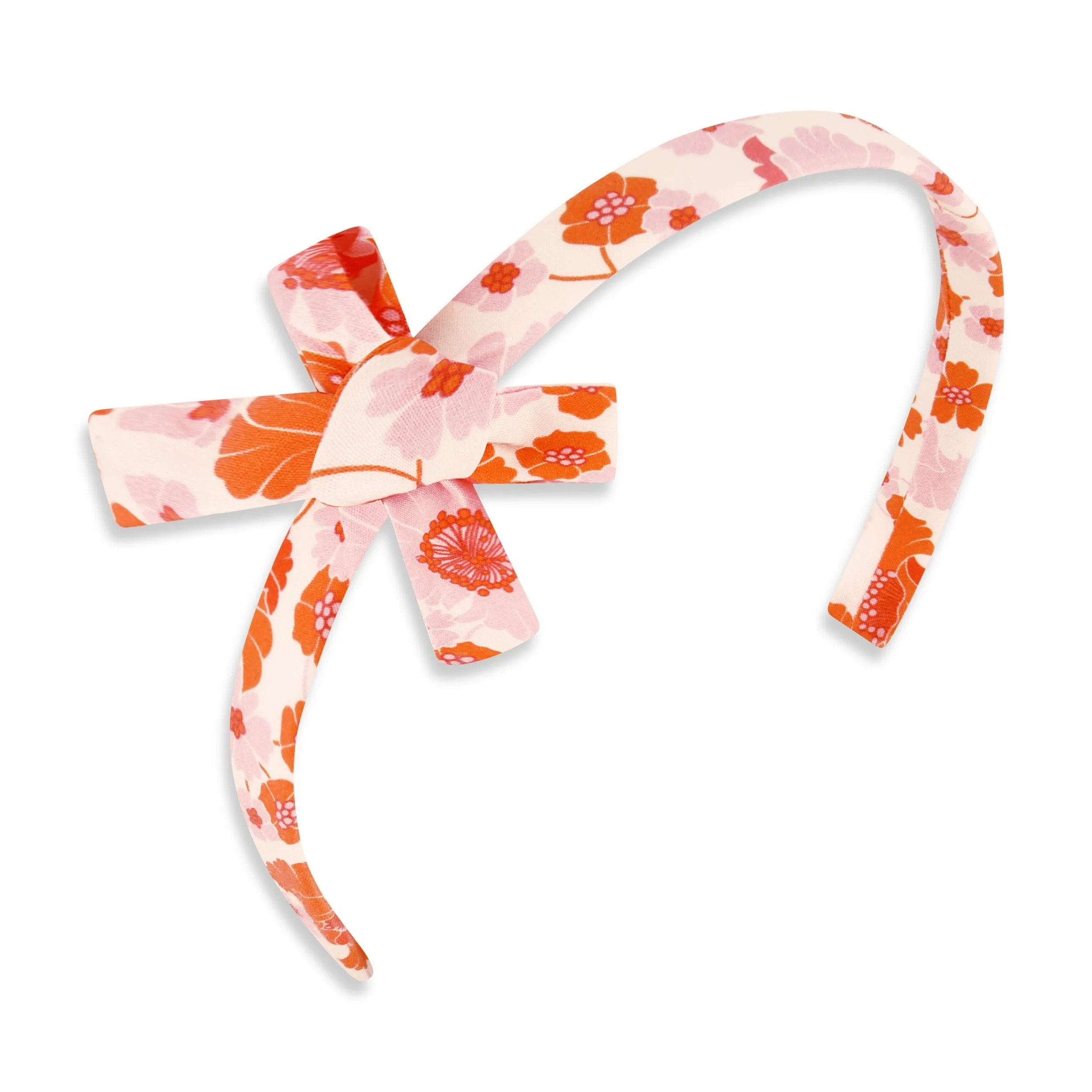 Bliss Printed Headband -- Pink Daisy Floral