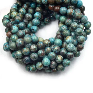 Blue Sky Calsilica Jasper Beads | Smooth Round Calsilica Jasper Beads | 6mm 8mm 10mm