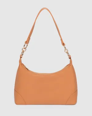 Caramel Michayla Baguette Shoulder Bag
