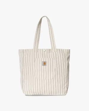 Carhartt WIP Hendry Tote Bag - Seaton Stripe Wax / Dark Navy