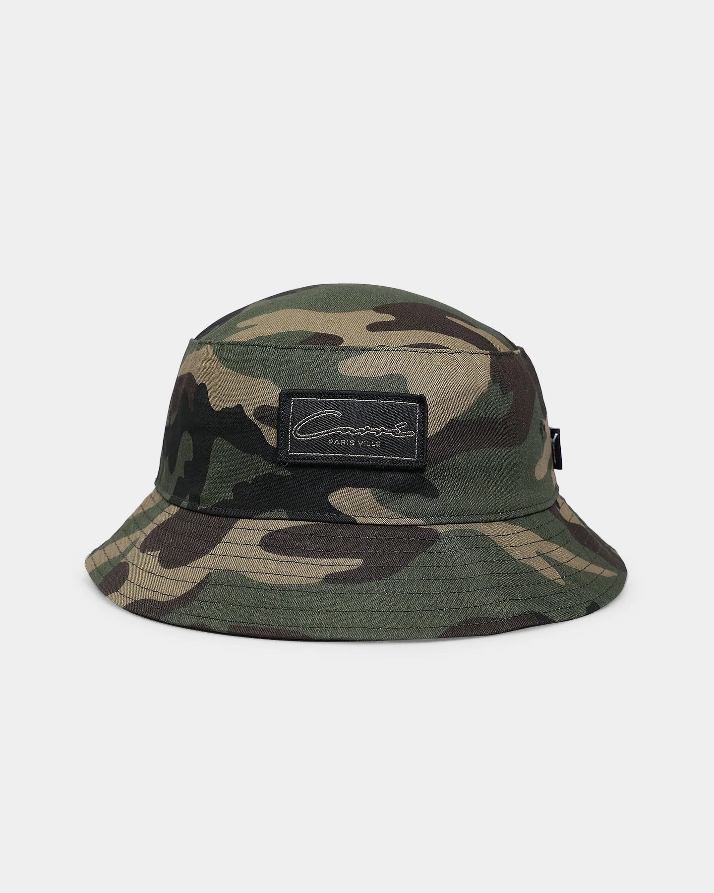 CARRÉ Script Patch Bucket Hat Camo