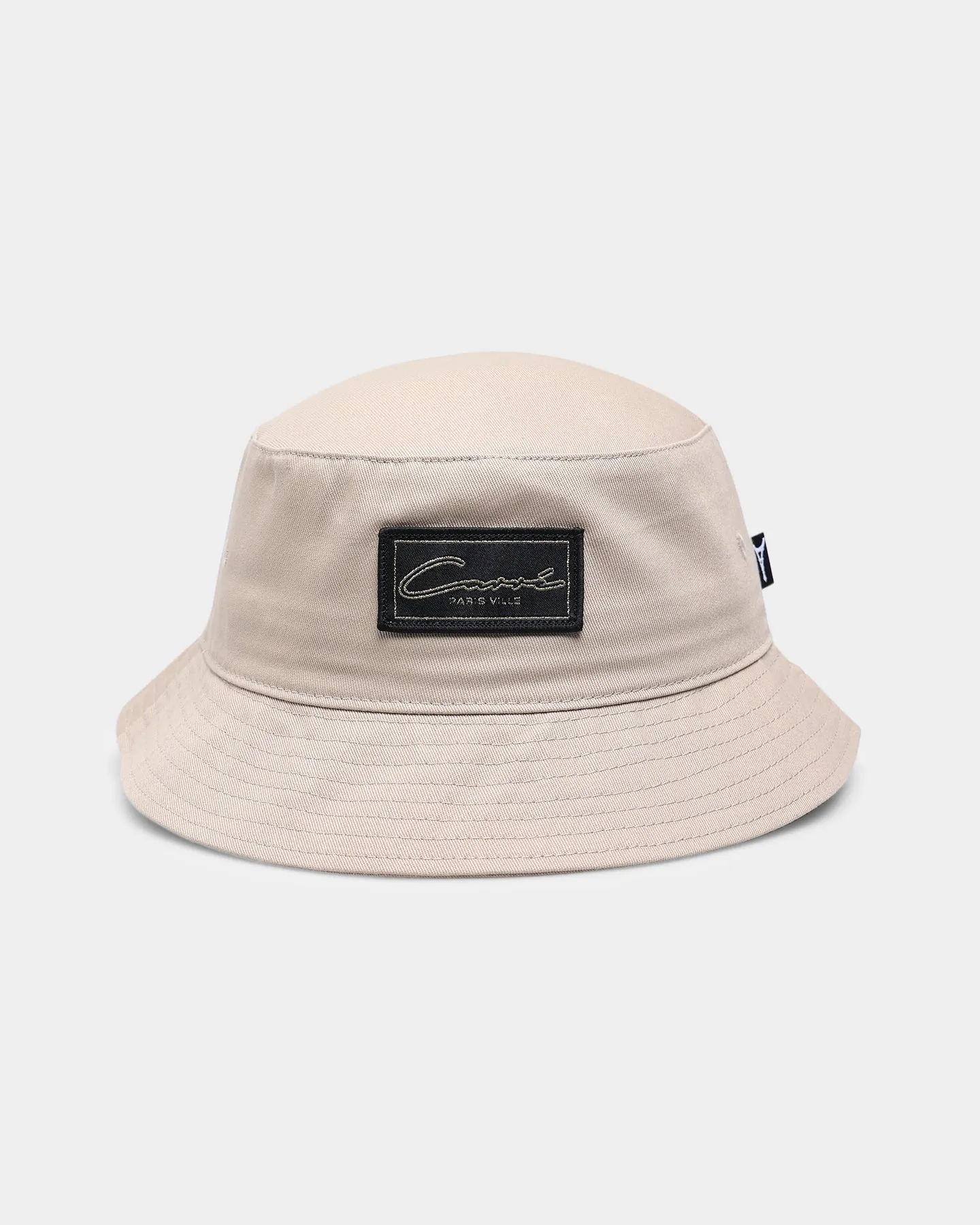 Carre Script Patch Bucket Hat Stone