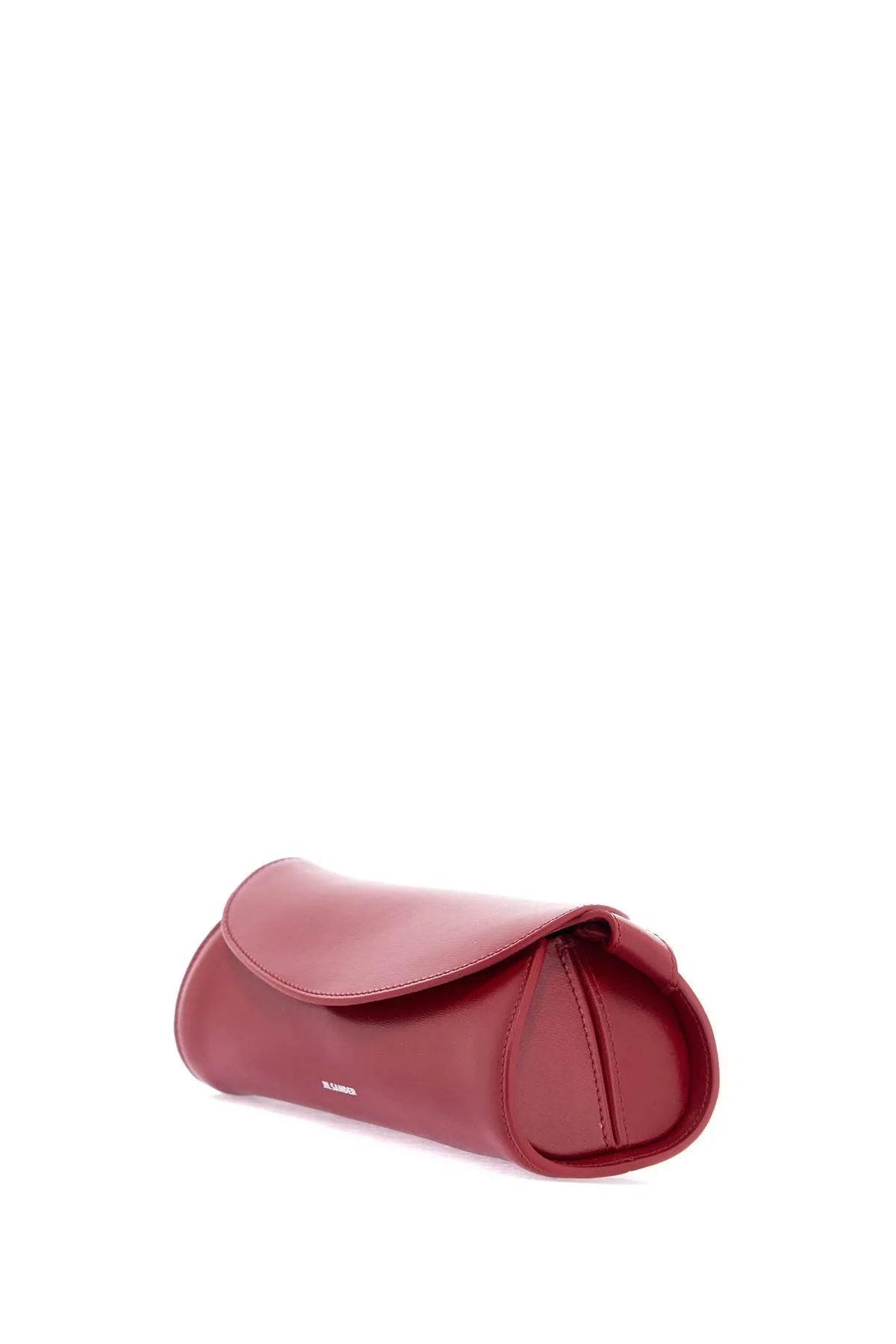 CEDAR RED MINI CANNOLO LEATHER CROSSBODY BAG