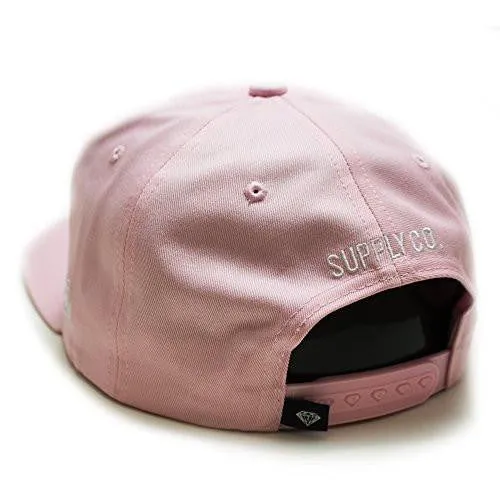 Diamond Og Script Snapback Pink