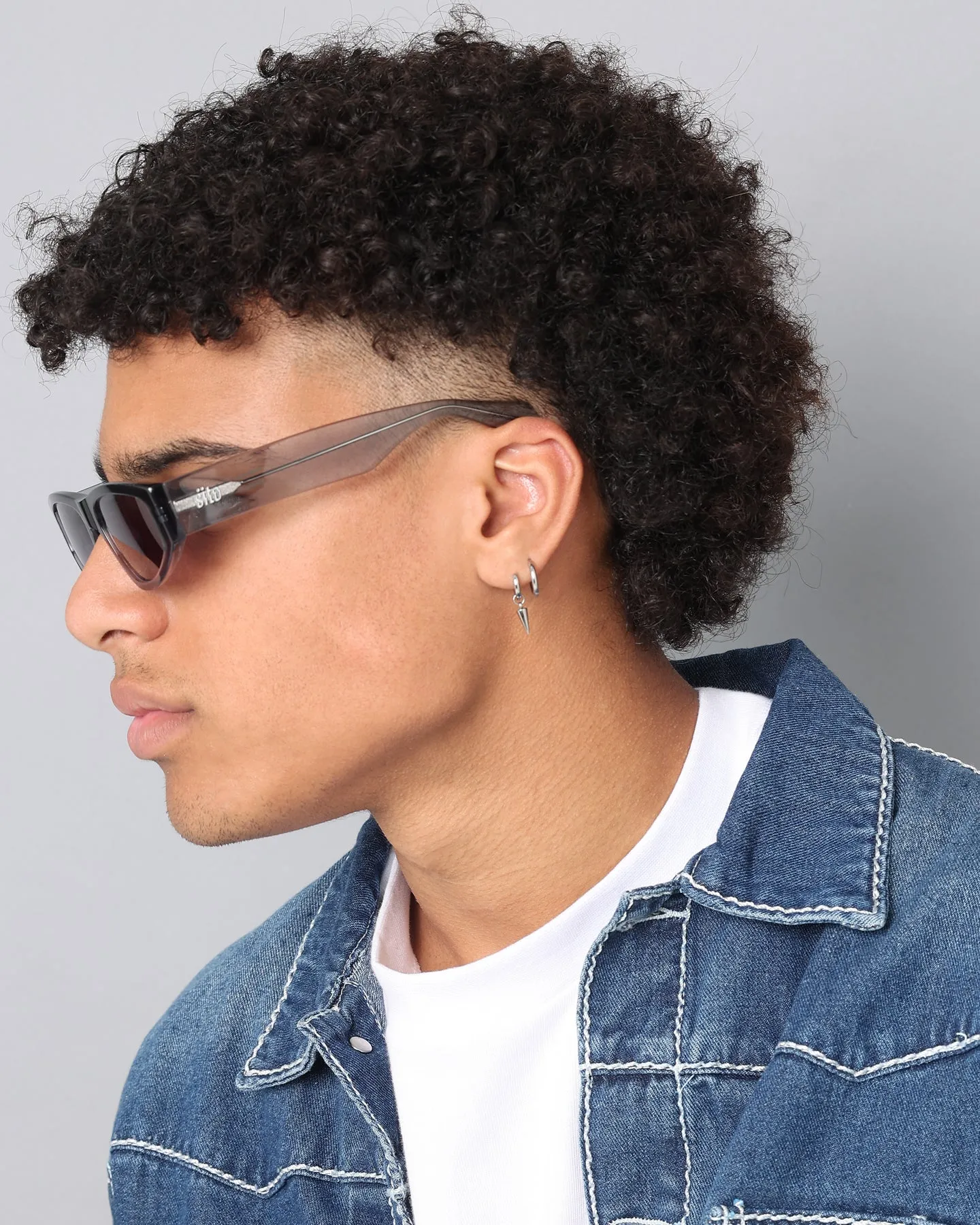 Dom & Ella X Sito Elroy Sunglasses Smoke Gradient/Sapphire Martini