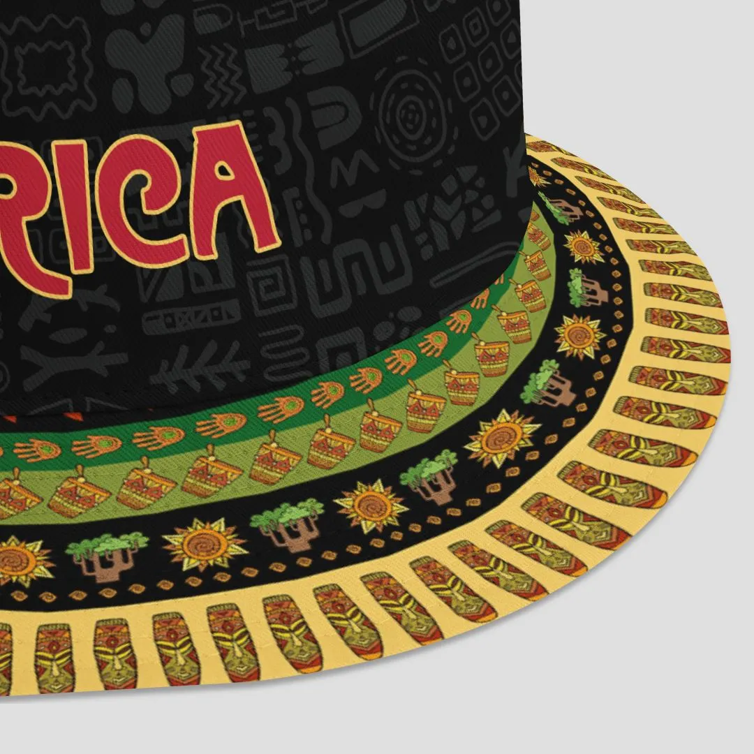 Doodle African Elements Bucket Hat
