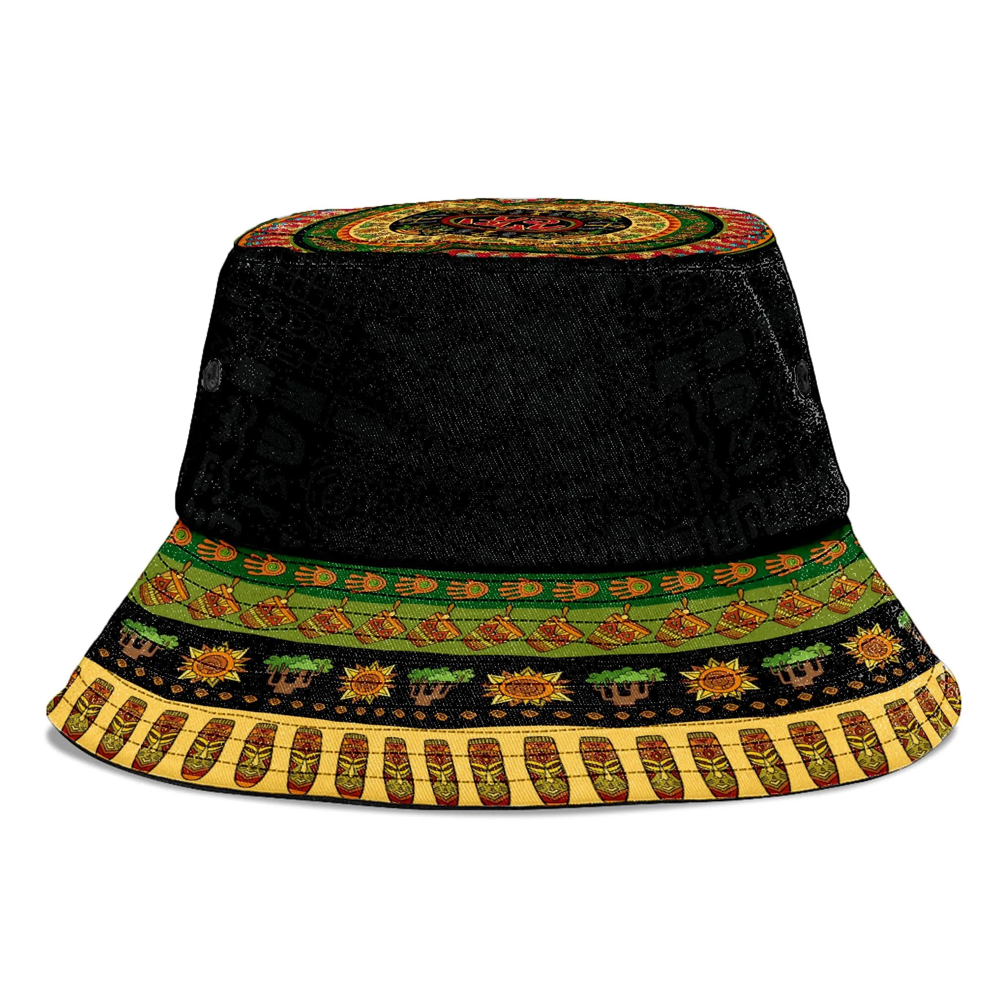 Doodle African Elements Bucket Hat