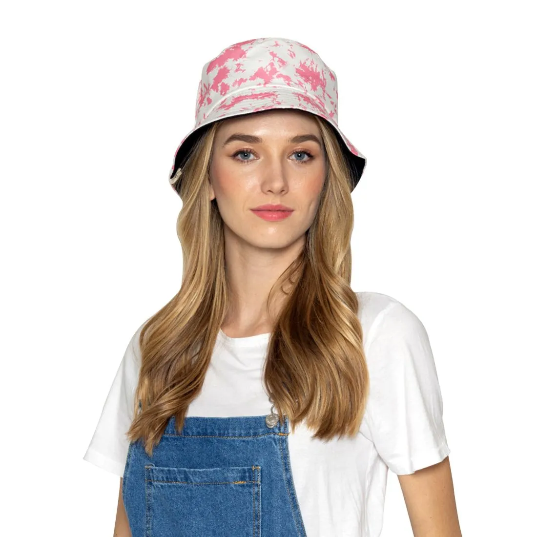 Empire Cove Paint Splash Bucket Hat Reversible Fisherman Cap Women Men Summer
