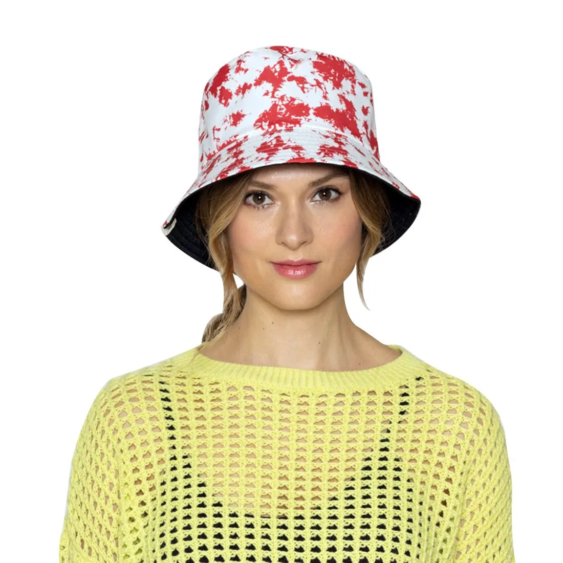 Empire Cove Paint Splash Bucket Hat Reversible Fisherman Cap Women Men Summer
