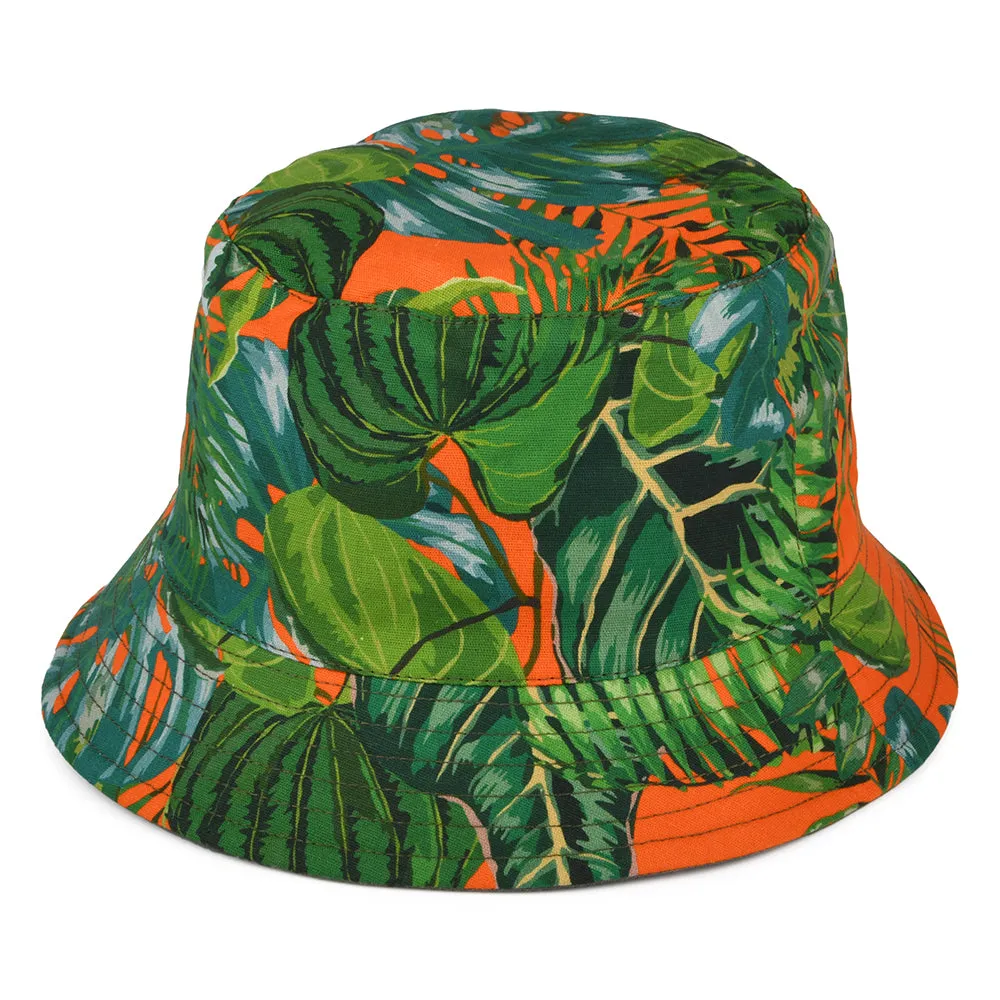 Failsworth Hats Reversible Cotton Bucket Hat - Khaki