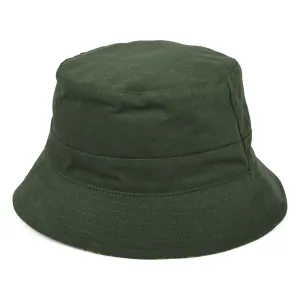 Failsworth Hats Reversible Cotton Bucket Hat - Khaki