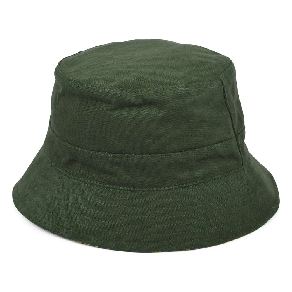 Failsworth Hats Reversible Cotton Bucket Hat - Khaki