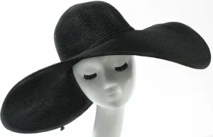 Final Sale Wide Brim Sun Hat in Black