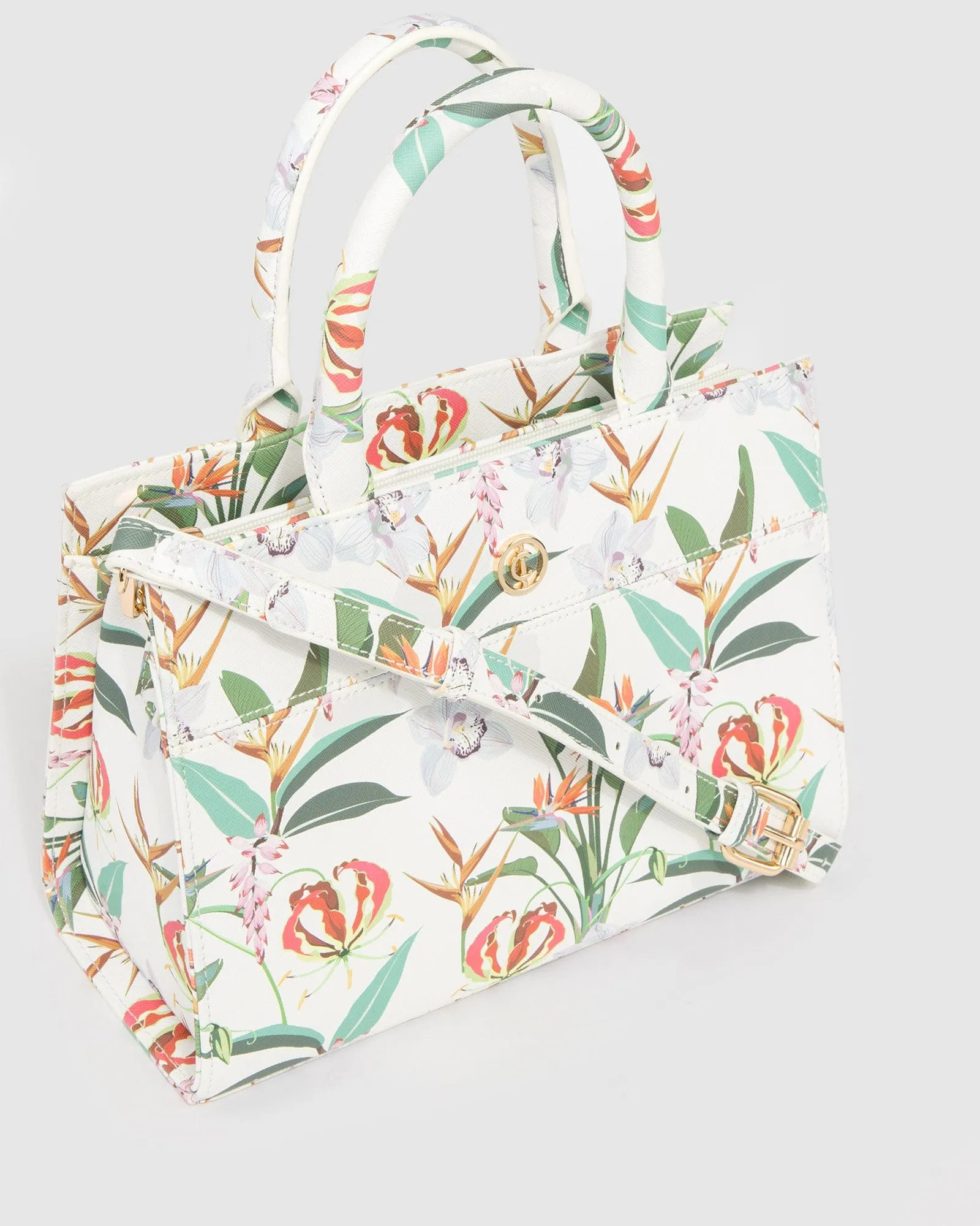 Floral Print Stef Mini Tote Bag