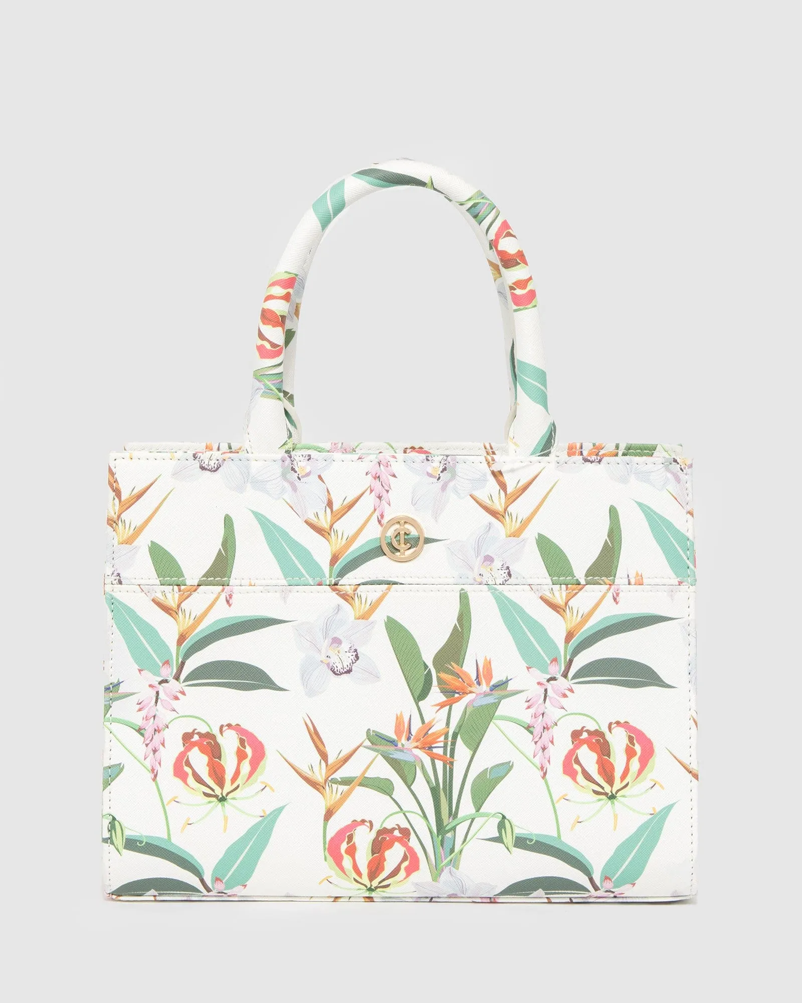Floral Print Stef Mini Tote Bag