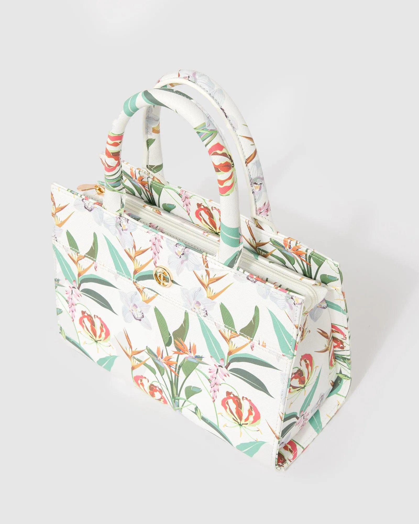 Floral Print Stef Mini Tote Bag