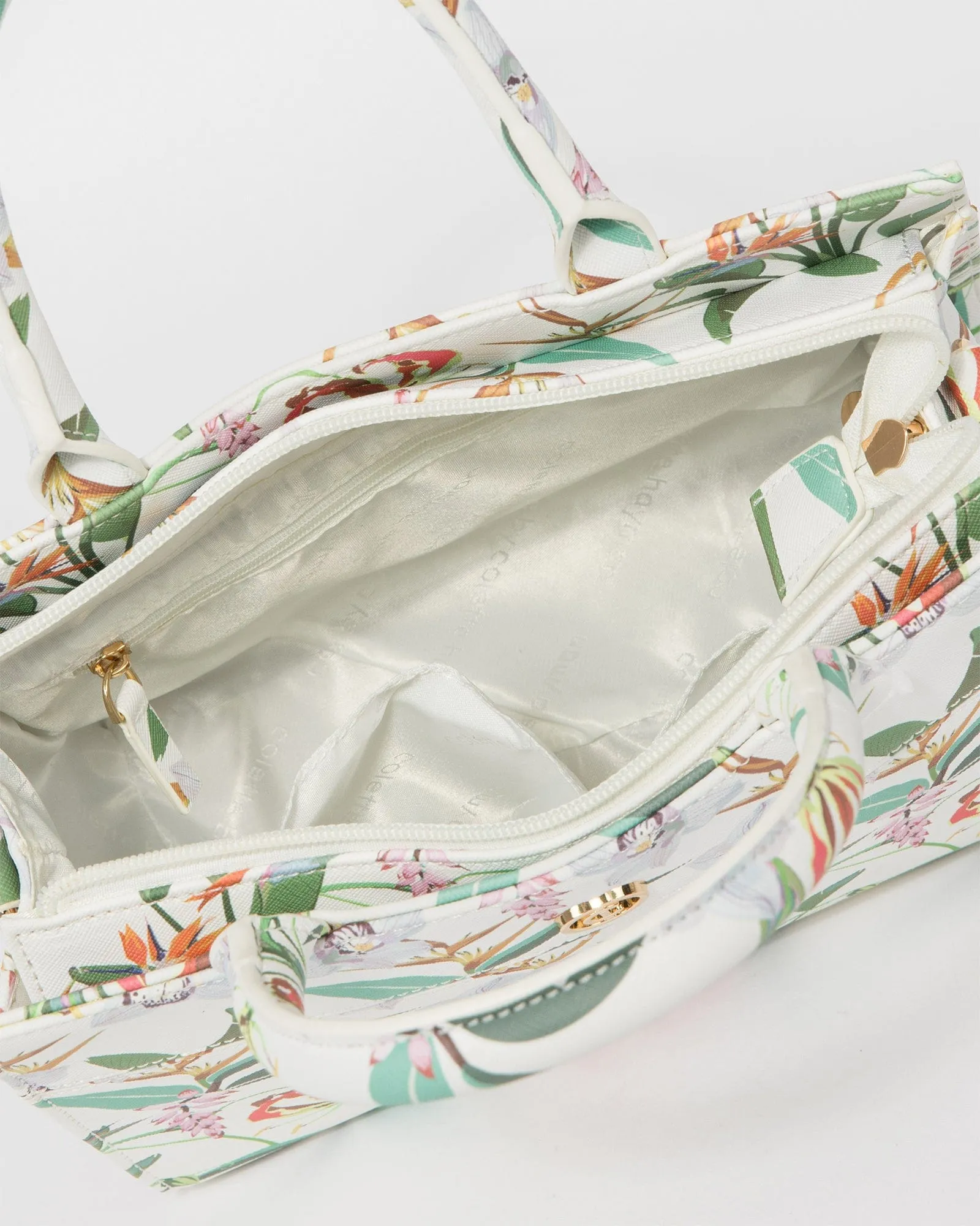 Floral Print Stef Mini Tote Bag