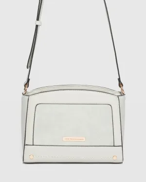 Grey Solveig Crossbody Bag