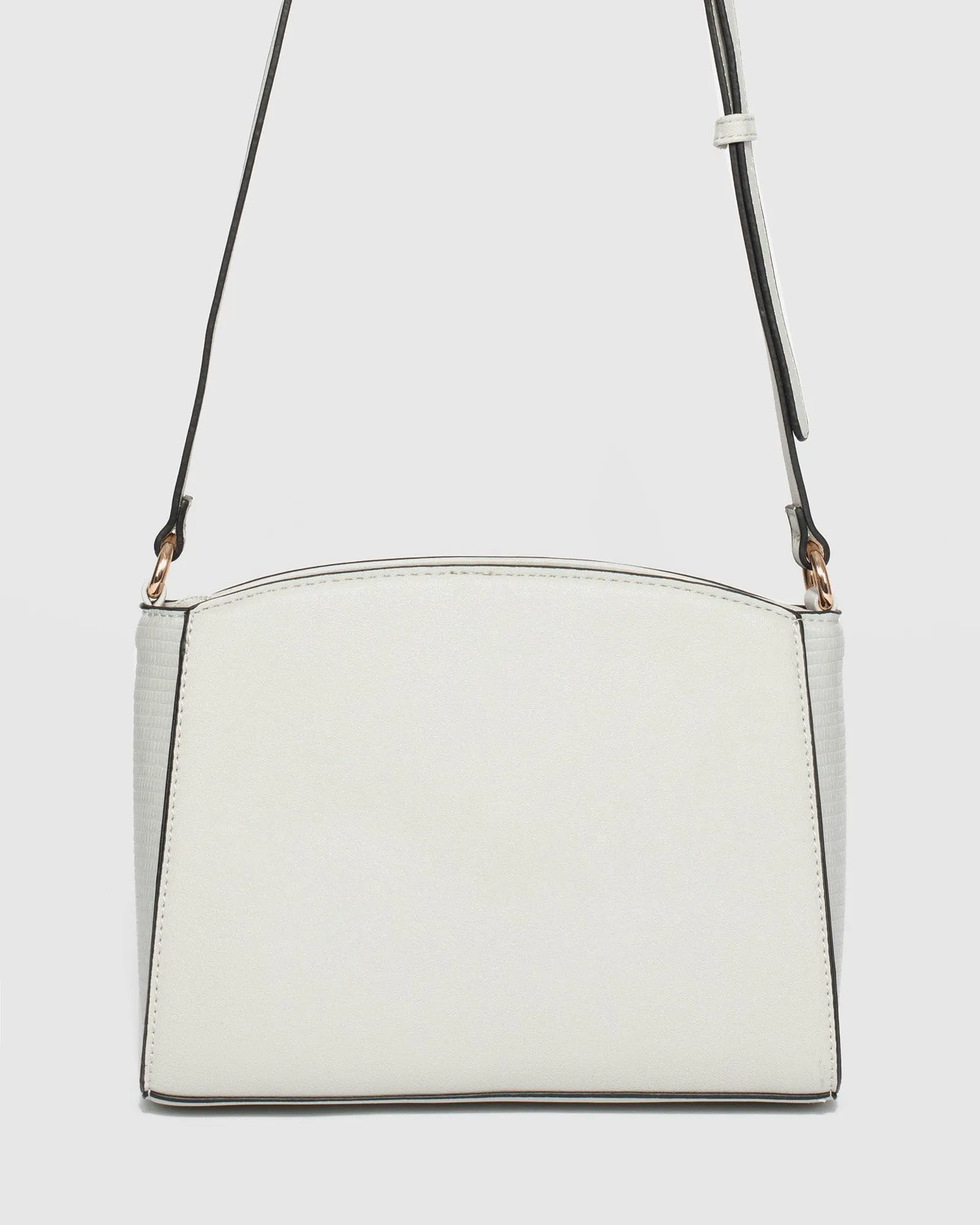 Grey Solveig Crossbody Bag