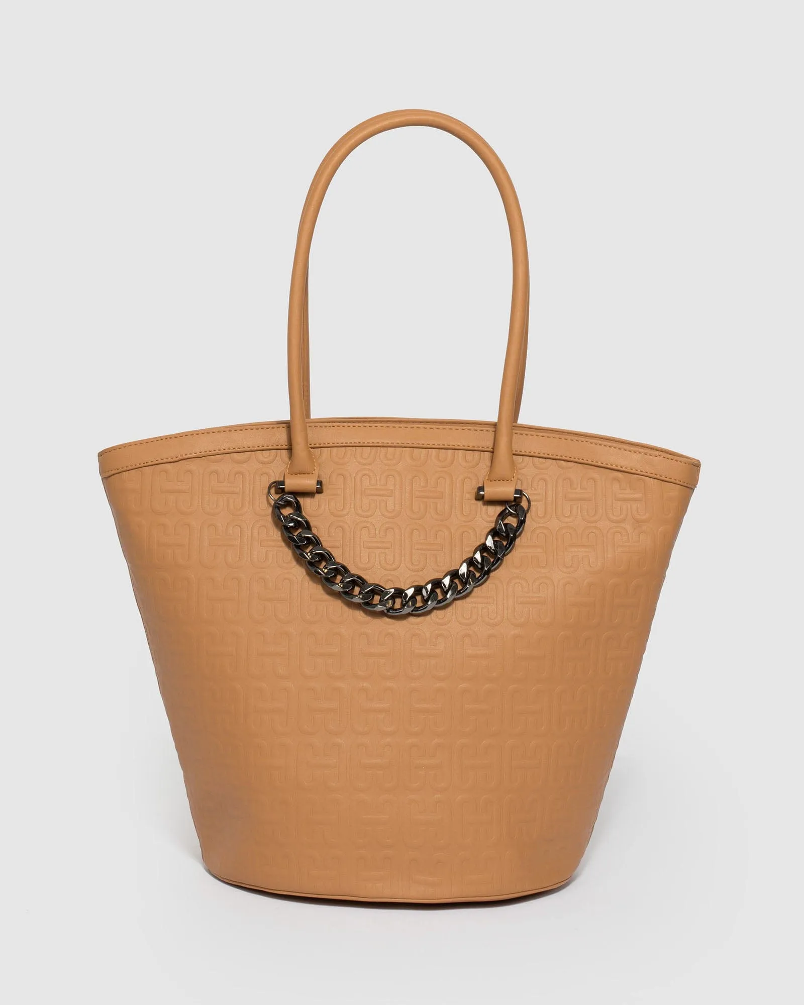 Hong Chain Caramel Tote Bag