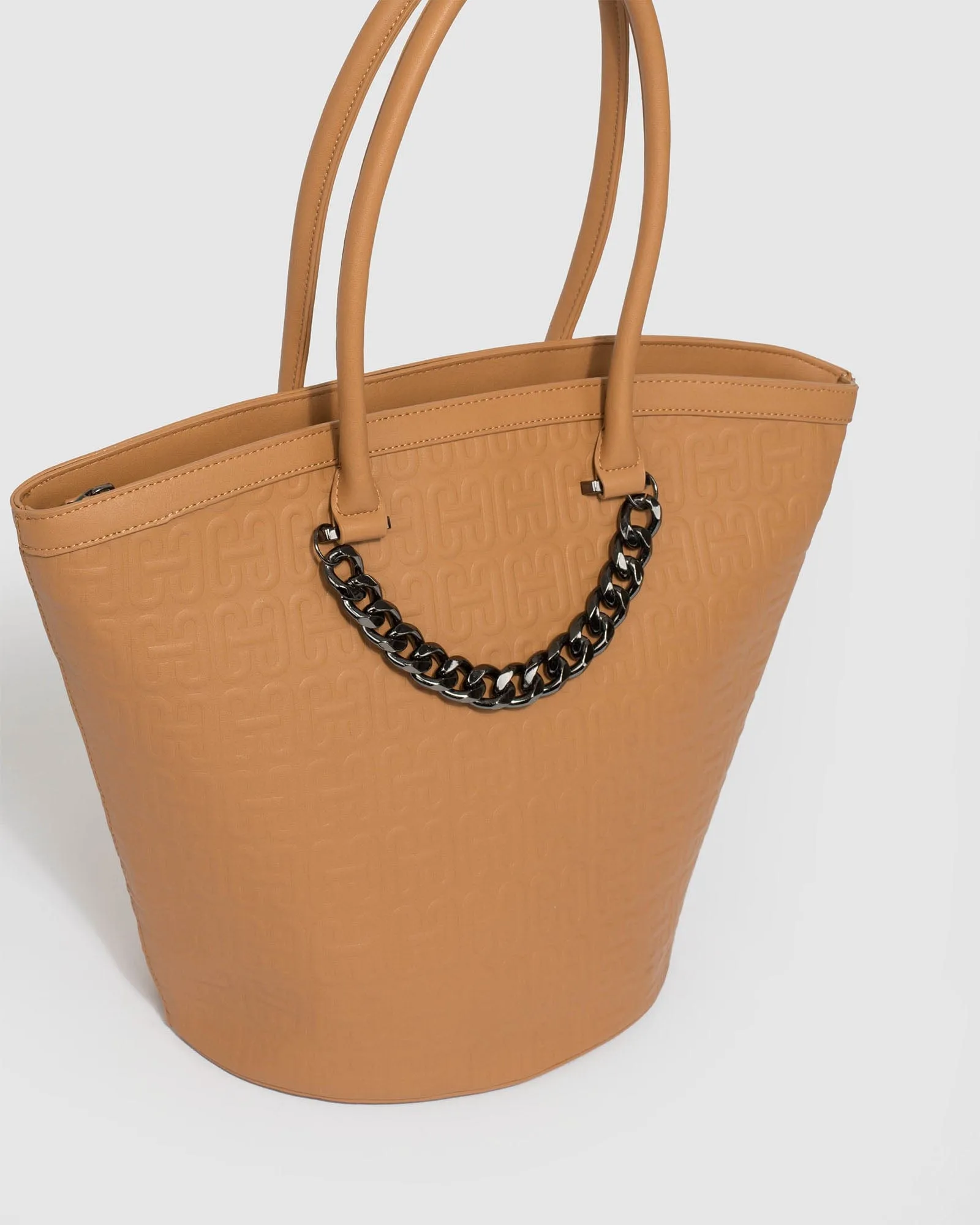 Hong Chain Caramel Tote Bag