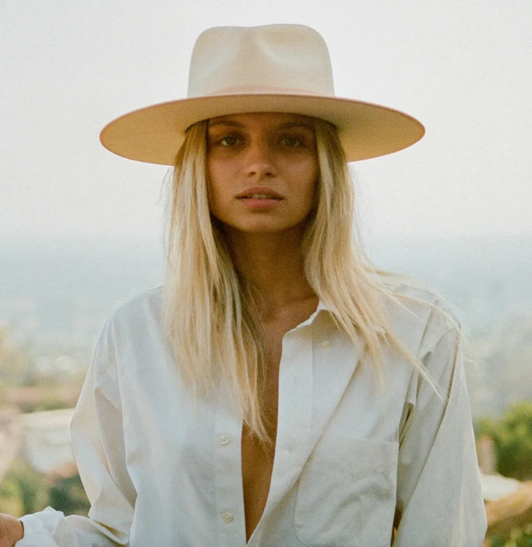 Ivory Fedora Hat