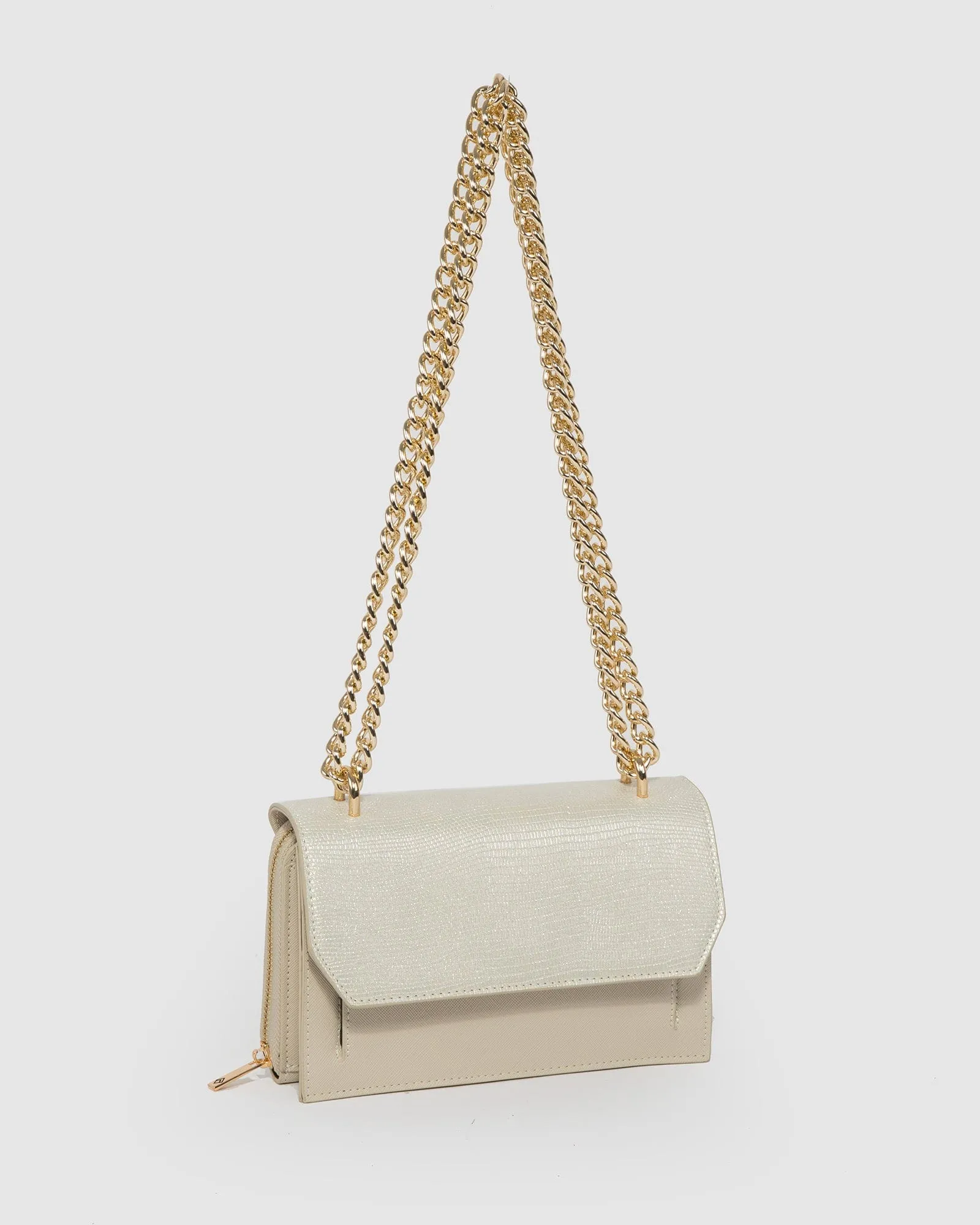 Ivory Harper Chain Crossbody Bag
