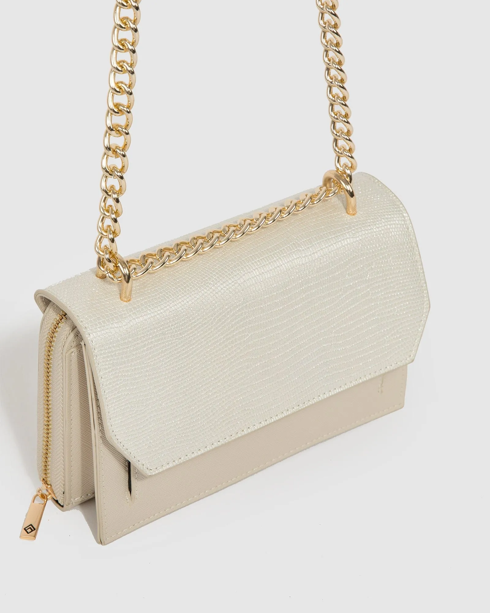 Ivory Harper Chain Crossbody Bag
