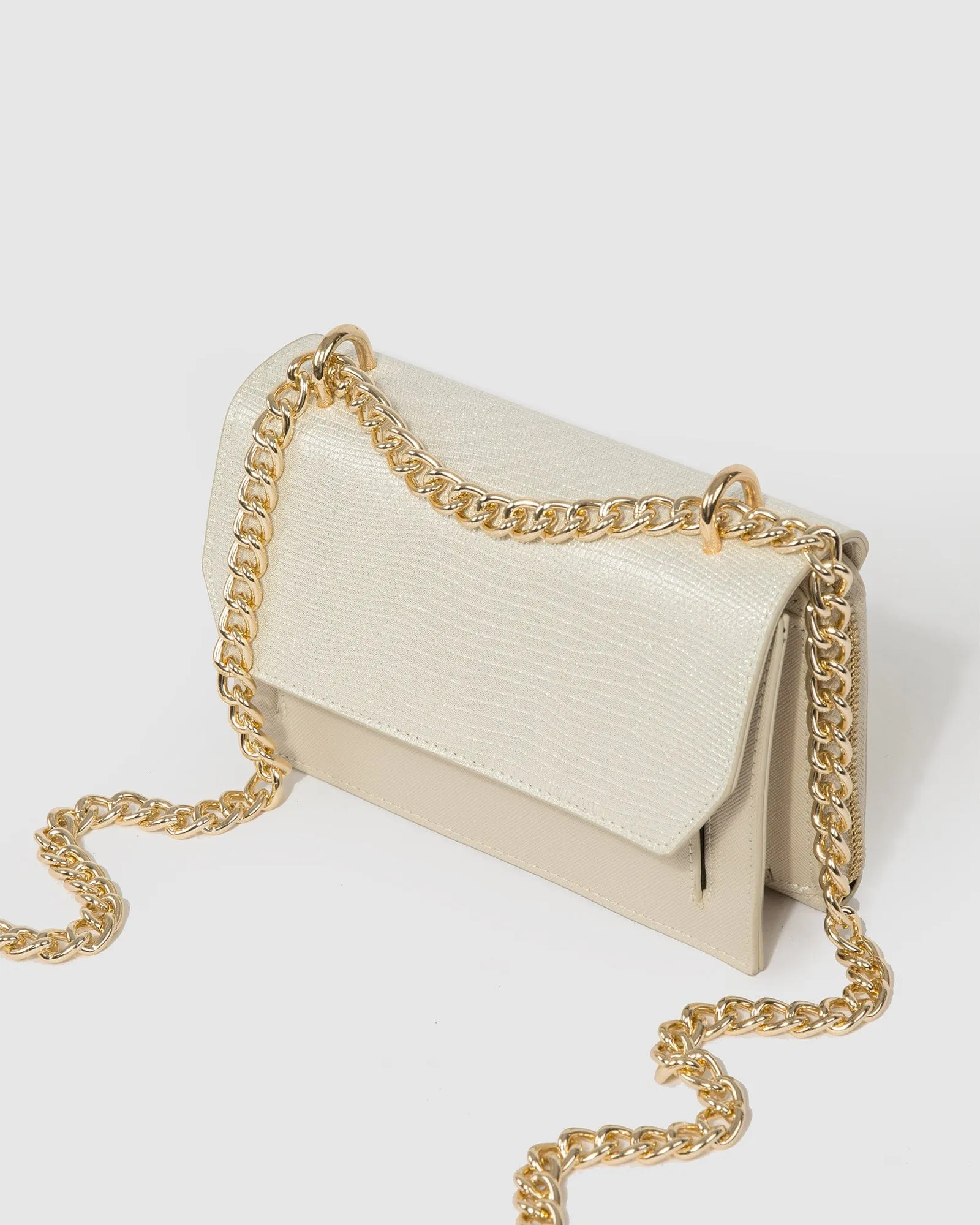 Ivory Harper Chain Crossbody Bag
