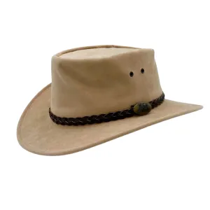 Jacaru Kids PU Suede Hat - Sand