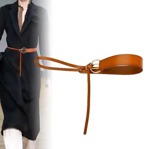 Just Lil Things Elastic Brown Belts JLTHB0211