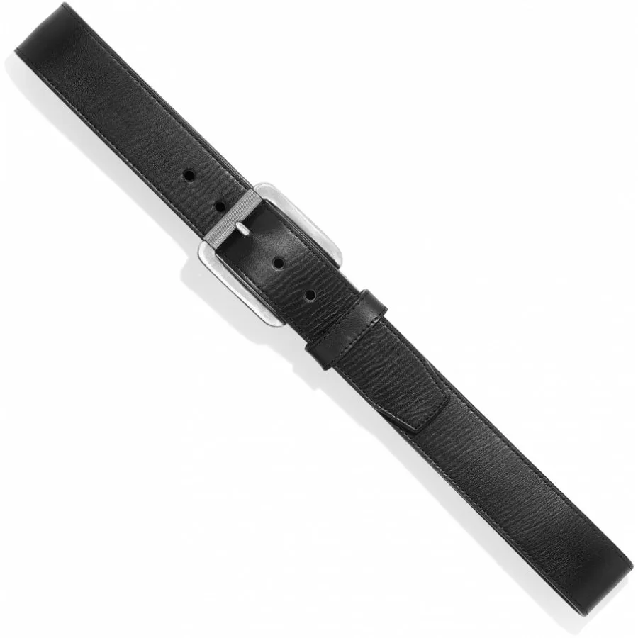 Justin Men's Bent Rail Black Bomber Belt