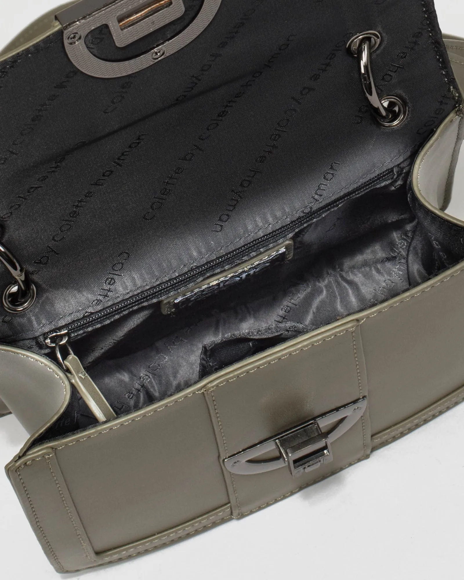 Khaki Sierra Pouch Crossbody Bag
