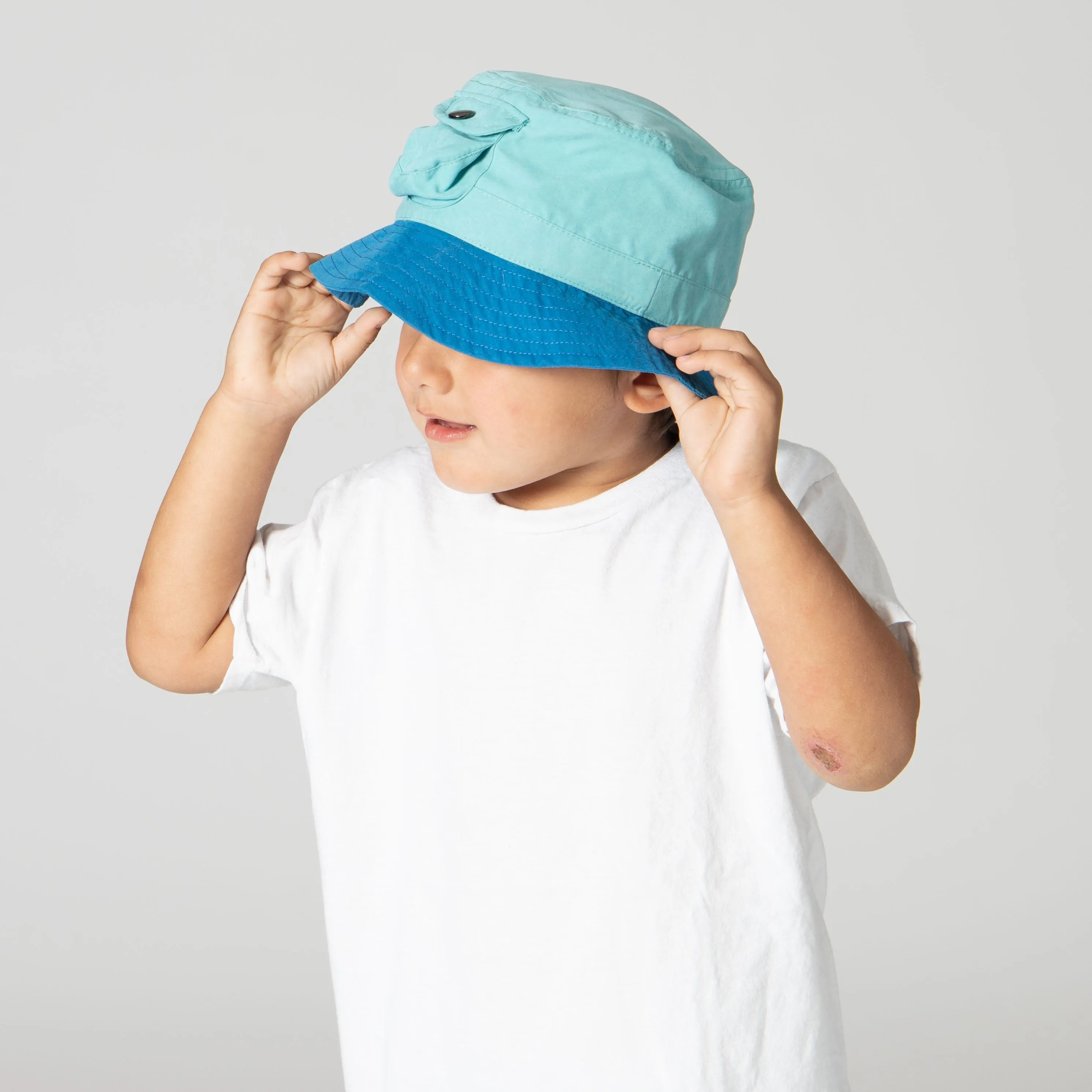 Kids Color Block Bucket Hat