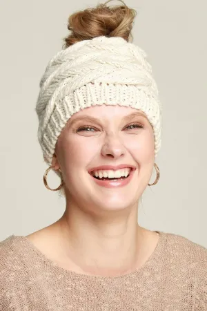 Knit Ponytail Beanie