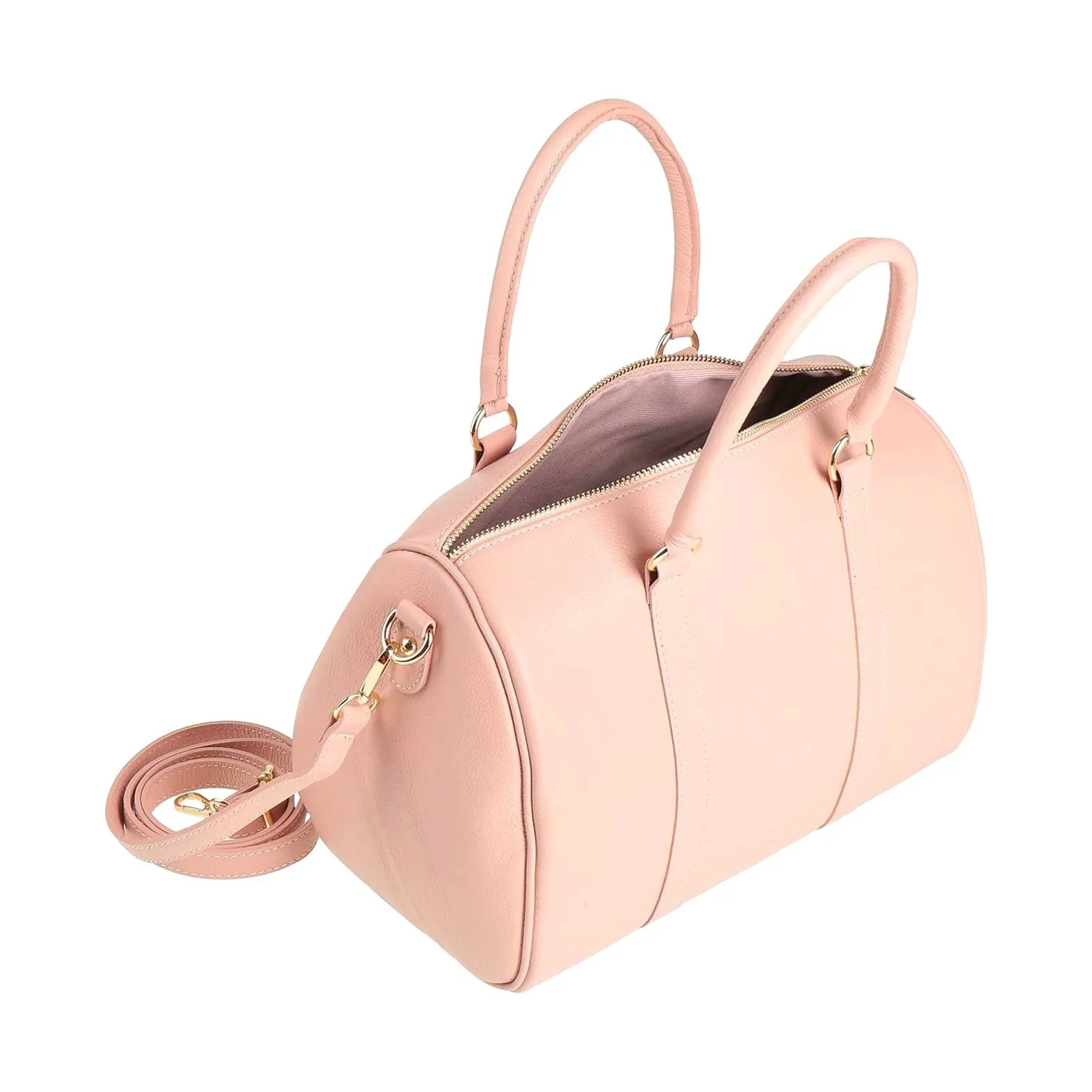 Laura Di Maggio bowler bag, pink
