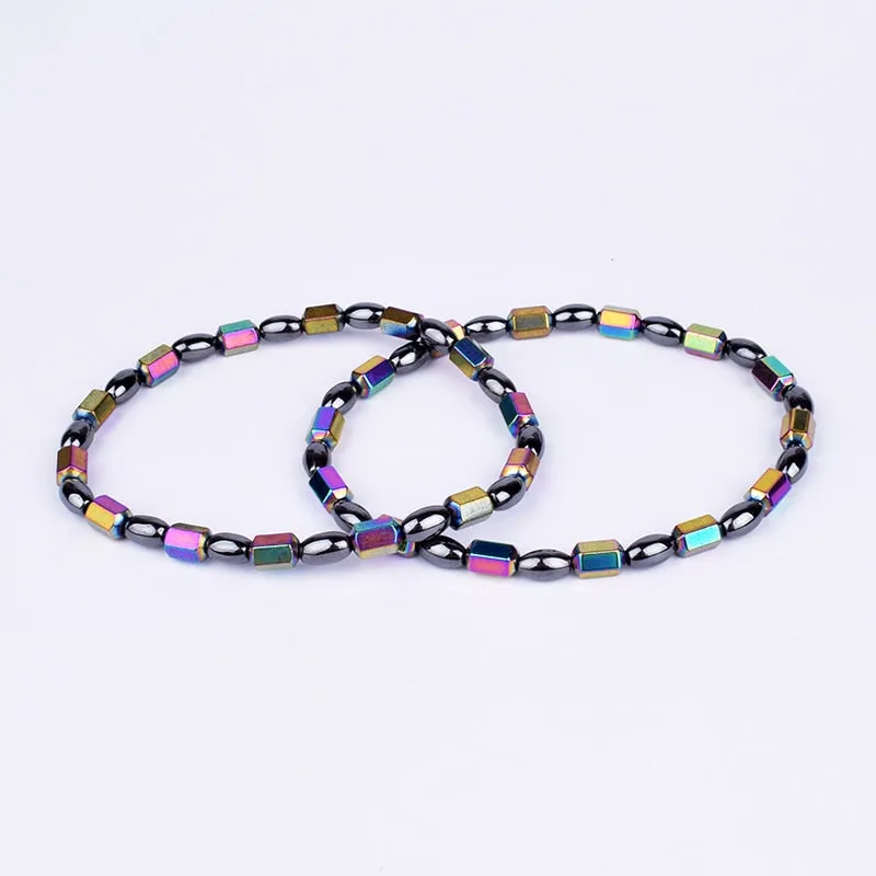 Magnetic Weight Loss Effective Anklet Bracelet Colorful Gallstone Slimming Stimulating Acupoints Therapy Arthritis Pain Relief