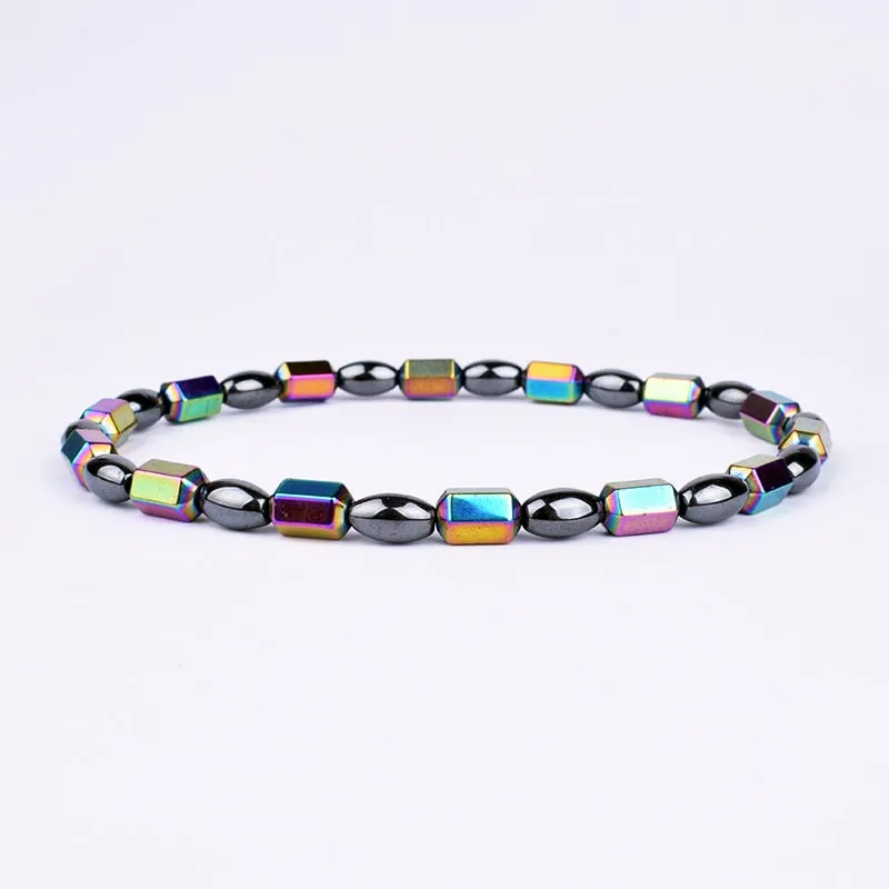 Magnetic Weight Loss Effective Anklet Bracelet Colorful Gallstone Slimming Stimulating Acupoints Therapy Arthritis Pain Relief